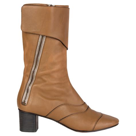 chloe booties tan|chloe boots sale.